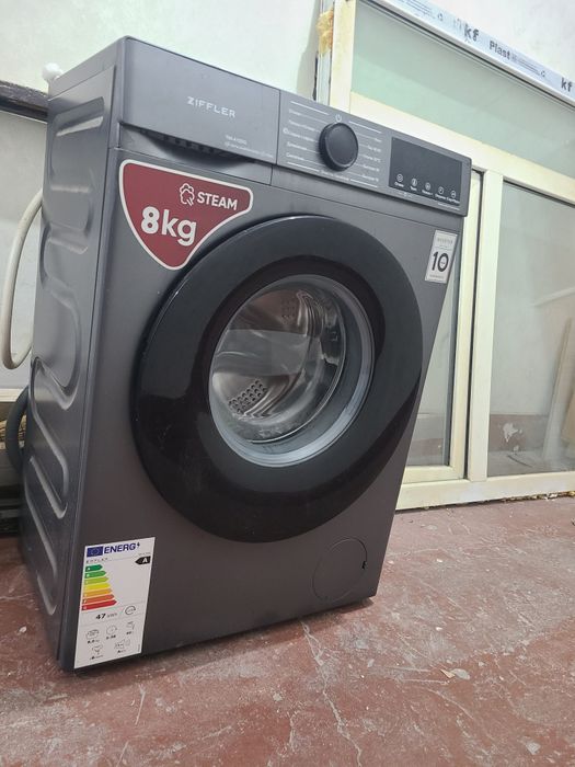 Ziffler kir moshina 8 kg yengidek turibdi kop ishlatilmagan aqilli
