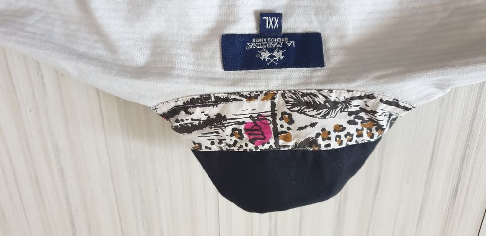 La Martina Stretch Cotton Slim Fit Mens Size 2XL ОРИГИНАЛ! МЪЖКА РИЗА!