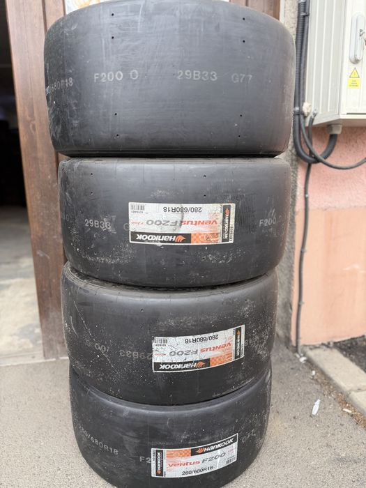 Slick-uri NOI Hankook Ventus F200 280/680R18 – ideale drift / track
