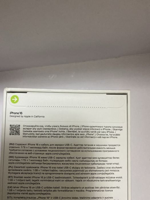 Айфон 16 новый новый