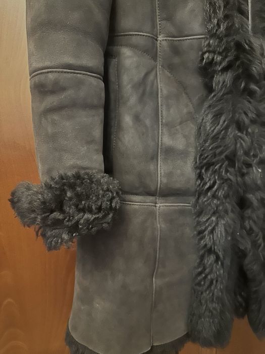 Cojoc piele naturala si blana oaie