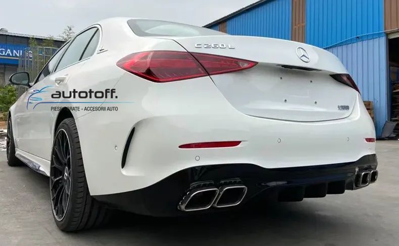 Difuzor Bara Spate Compatibil Cu Mercedes C-Class W206 S206 (2021+) C63 Design