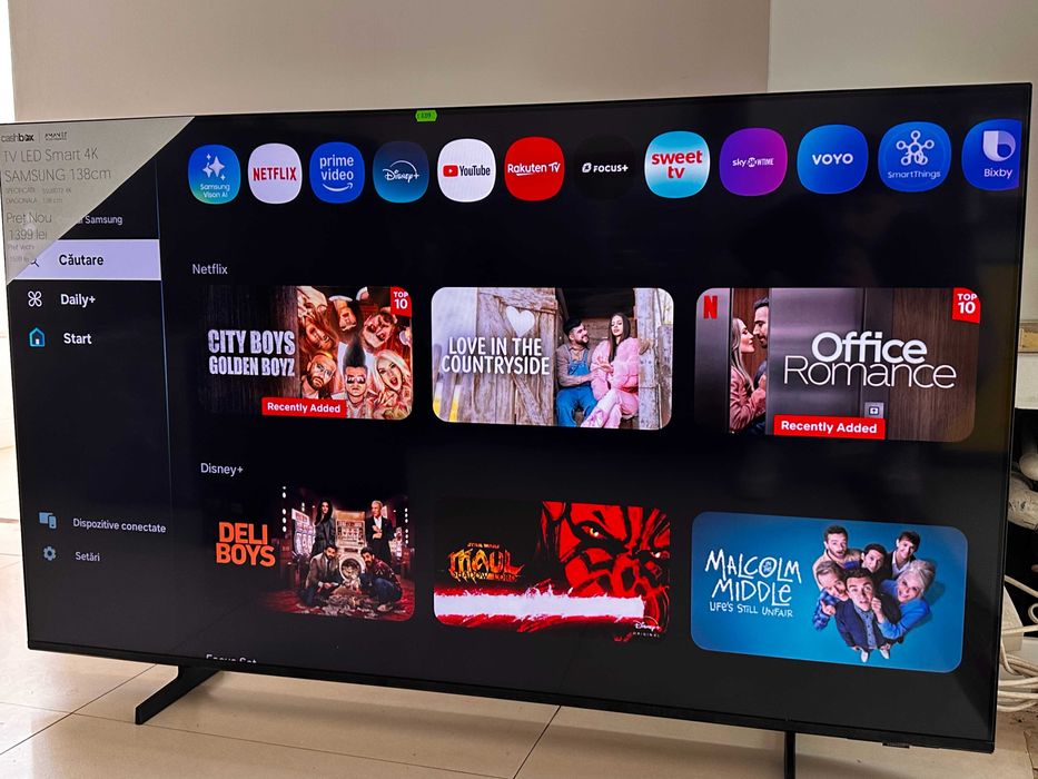 Televizor LED Smart SAMSUNG 55U8072, 4K, 138cm Garantie 24 luni!