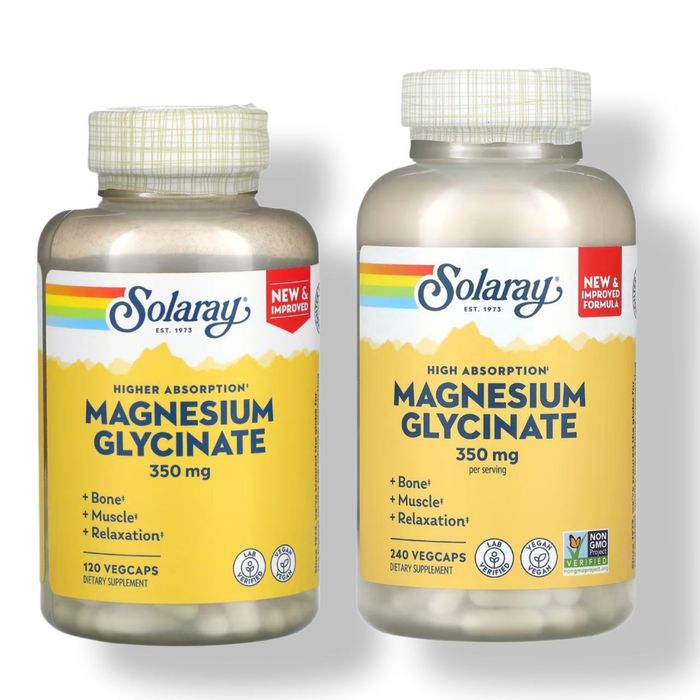 Магний Глицинат 240 капсул Solaray Magnesium Glycinate  350mg