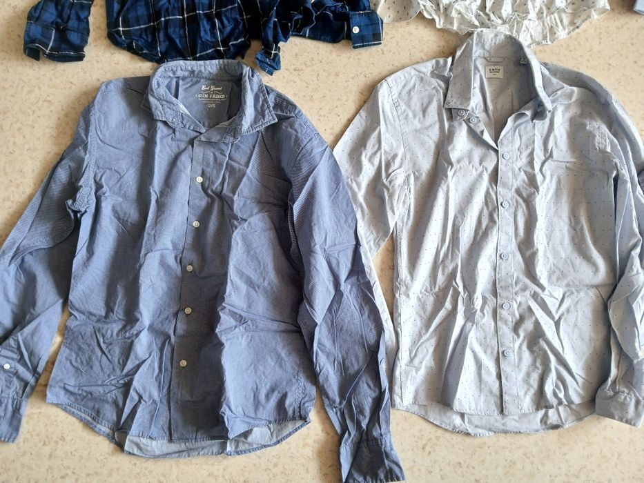 6 Мъжки ризи, S-размер, H&M, Zara, Lee Cooper