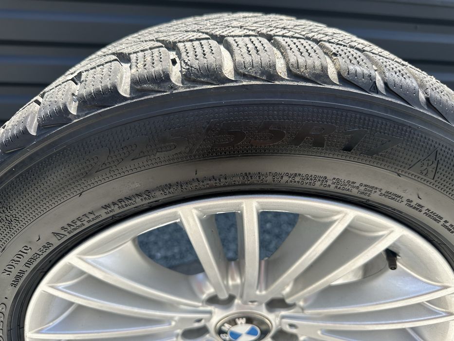 Jante aliaj BMW style 456 - 5x120 R17 + cauciucuri dot 2025 - 225 / 55 / r17 impecabile