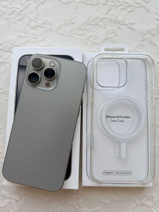 iPhone 16 Pro Max, Natural Titanium