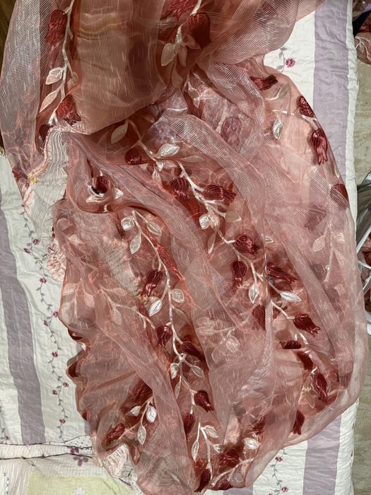 Занавеска тюль на крючке готовая