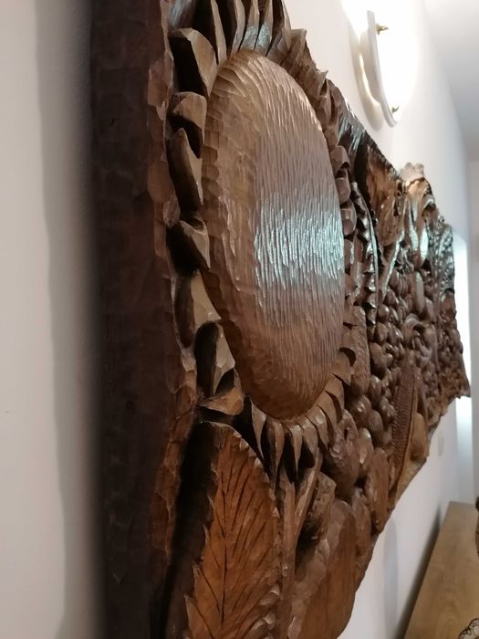 Уникална Дърворезба" Плодородието на България"