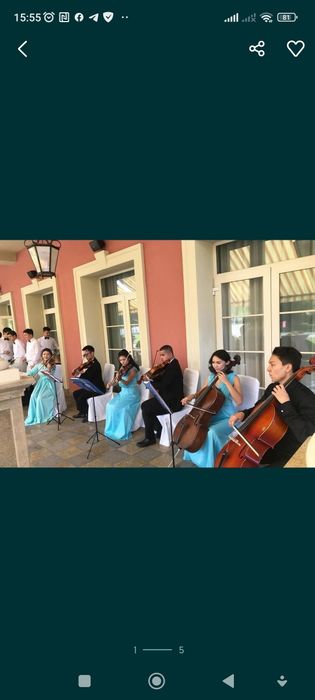 Оркестр, квартет "Театральный" на праздник, встречу гостей