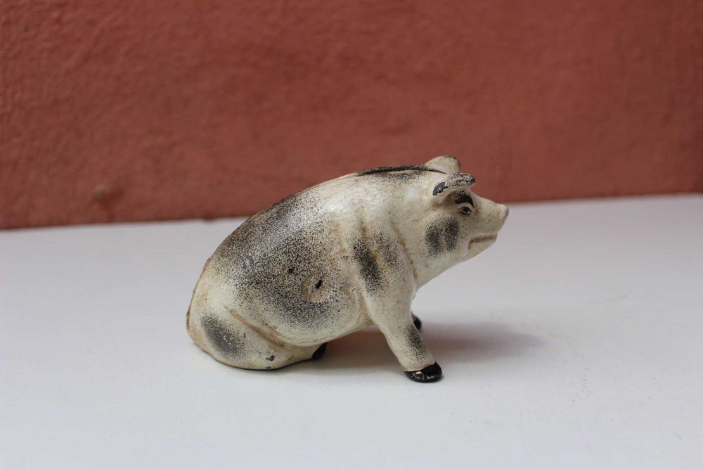 Figurina / pusculita metal / fier, ANGLIA, prima parte secol 20