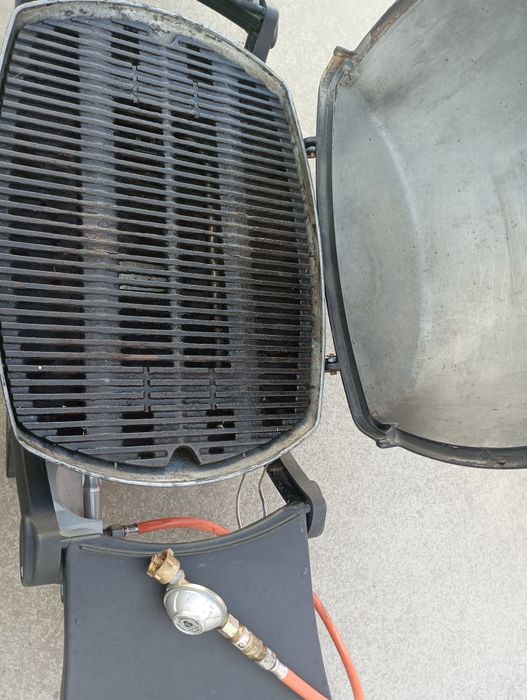 Weber q200 gas grill барбекю