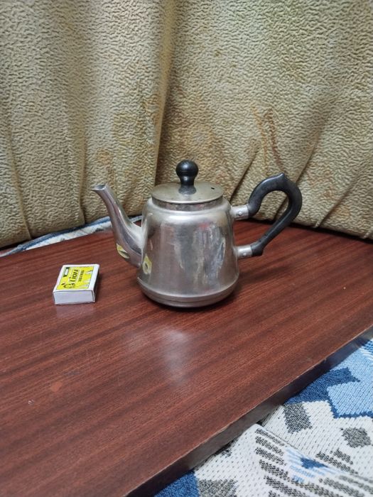 Чайник заварочный мельхиоровый, Кольчугино