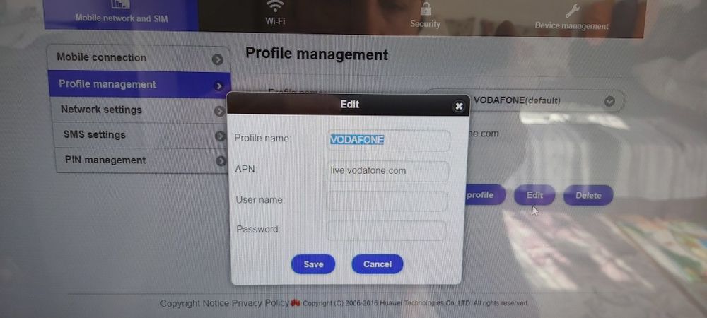 MODEM 4G - Huawei E5575s-210 decodat