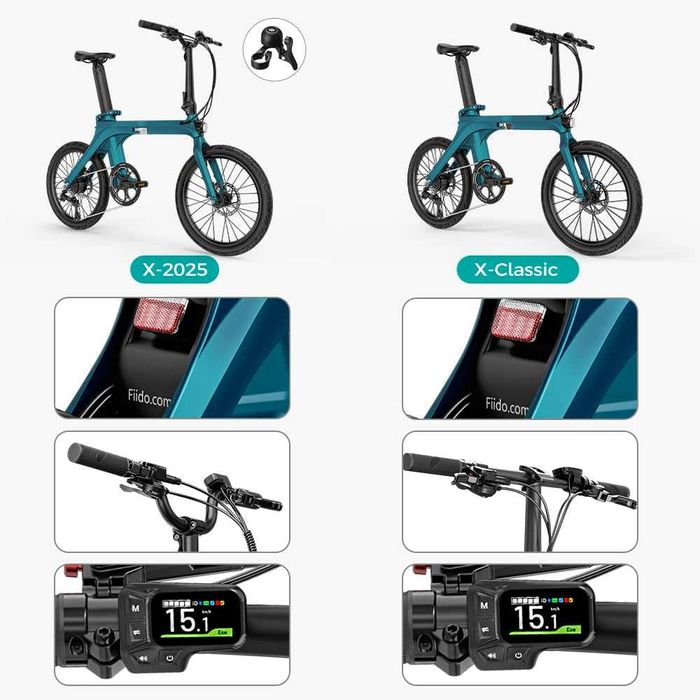 Bicicleta electrica pliabila FIIDO X, NOUA, Sigilata, cu Garantie 3 ani