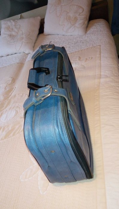 Куфар естествена кожа - Марко Поло син Marco Polo Suitcase
