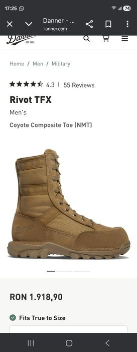 Bocanci iarna Danner 42