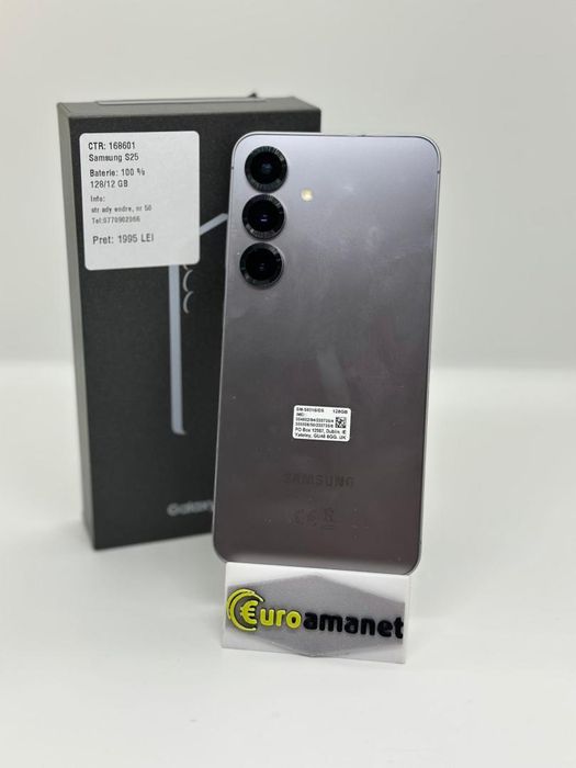 Telefon mobil Samsung Galaxy S25, 12GB RAM, 128GB -A-