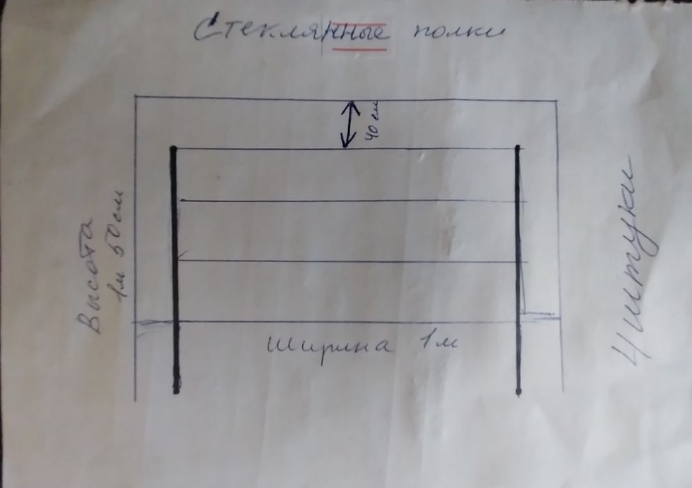 Стеклянные ветрины б/у