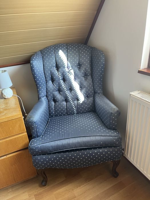 Fotoliu king albastru 2 buc