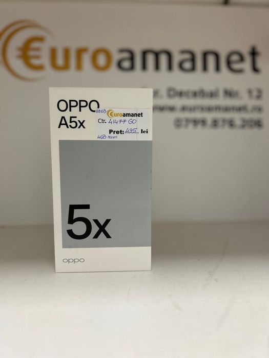 Telefon mobil OPPO A5x, Dual Sim, 4GB RAM, 128GB -D-