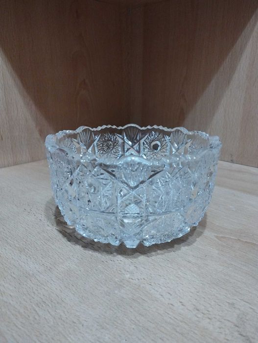 Салатница хрустальная