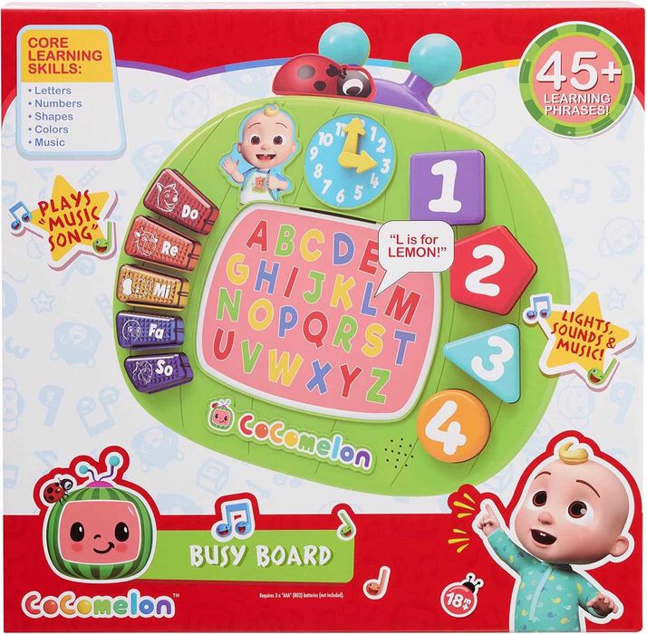 Музыкальный интерактивный Бизиборд от Cocomelon (от 1.5 года)