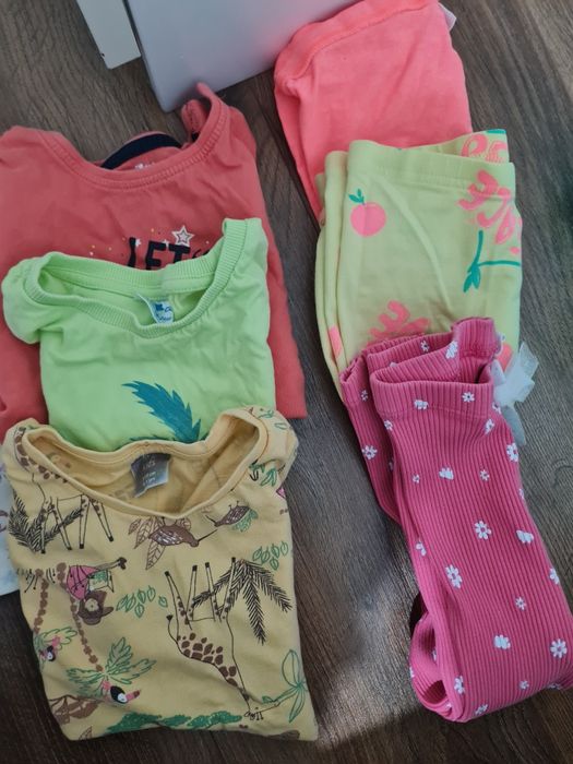 Голят сет 92-98 см от 4 рокли, 3 близки къс ръкав, 3клина 7/8