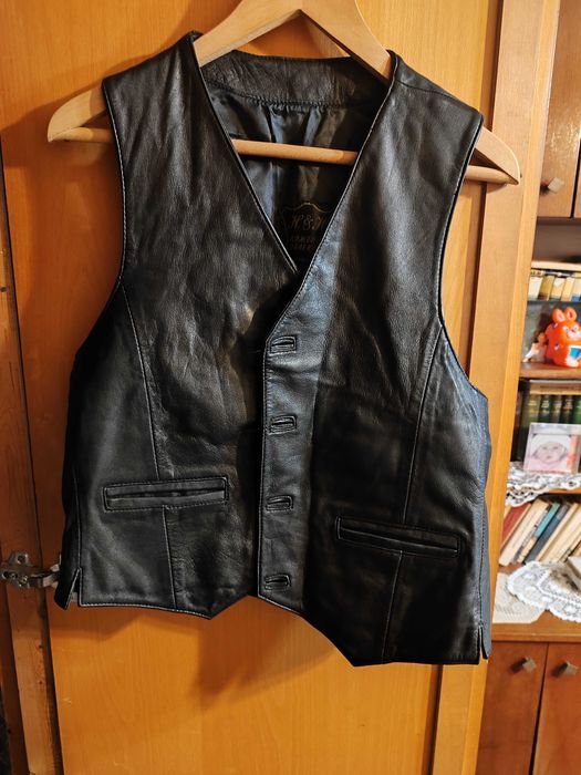 Кожено яке с елек