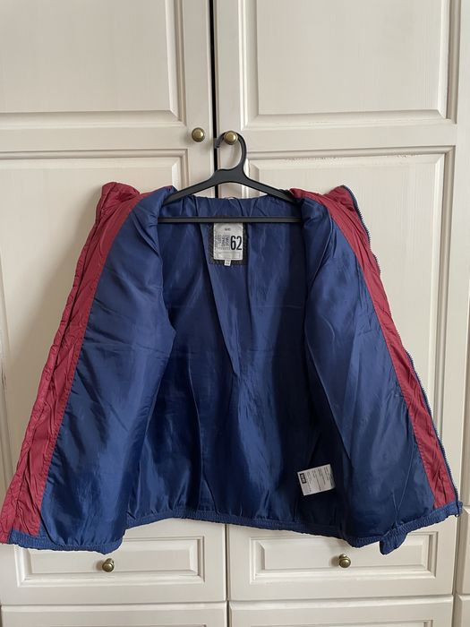 Мъжко XS / юношеско зимно яке 158/164 – червено, черно, тъмно синьо