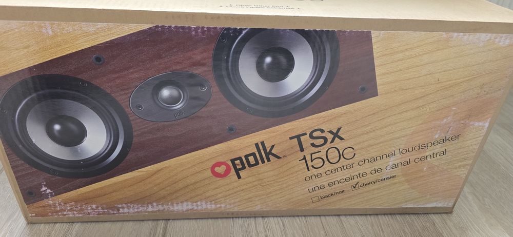 Boxa centrala Polk TSX150C Cherry – NOUĂ (desigilată pentru probă)