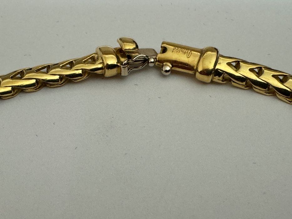 Оригинално 18К Златно Колие Damiani 45г с Диаманти; Топ Оферта!