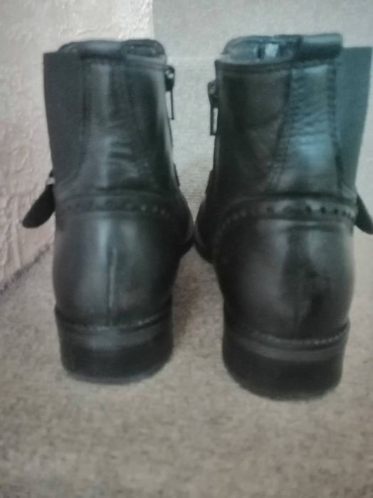 Дамски боти от естествена кожа Тамарис