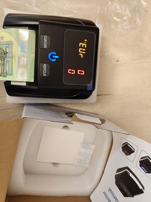 Детектор за фалшиви EURO ЕВРО и USD ДОЛАР банкноти