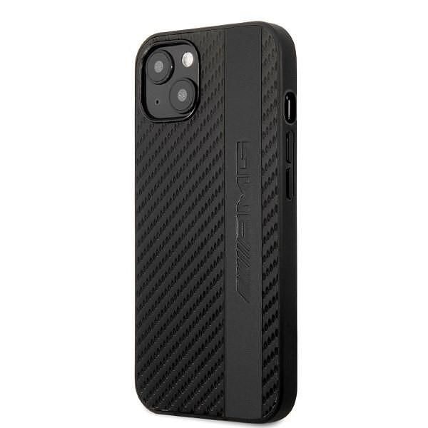 Amg amhcp13mblsca iphone 13 / 14 / 15 6.1" black hardcase with carbon