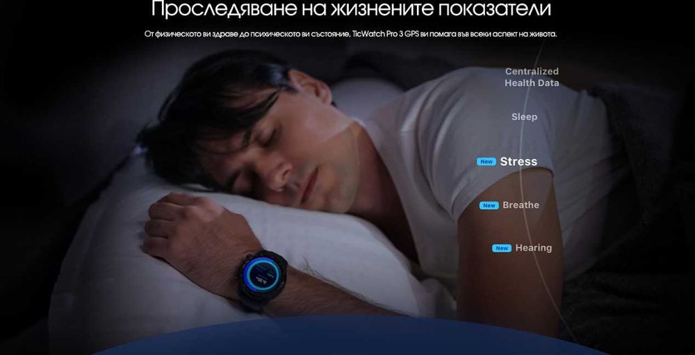 Смарт часовник Mobvoi TicWatch Pro 3 GPS