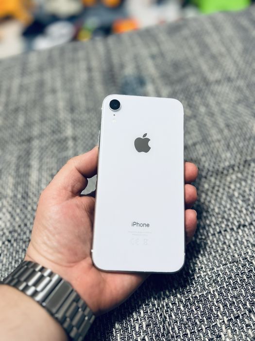 iPhone XR 128GB – Alb – baterie 100%