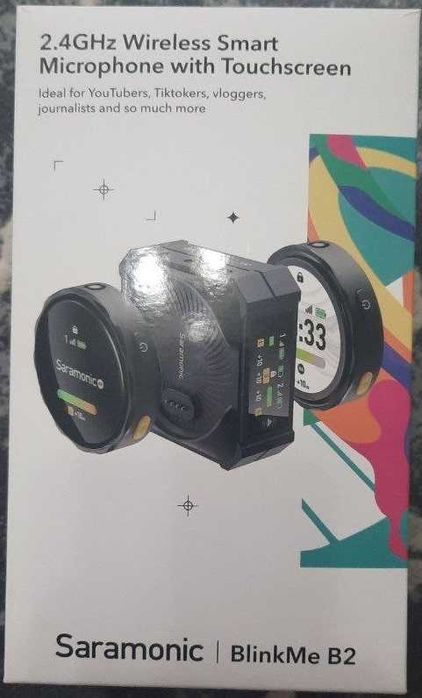 Saramonic Blink Me B2 | Smart Wireless Mic System with Touchscreen