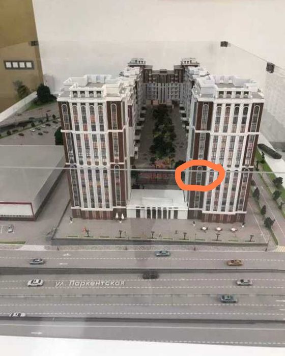 Продается своя 3х комн в рассрочку ! ЖК  Паркент Плаза с кадастром