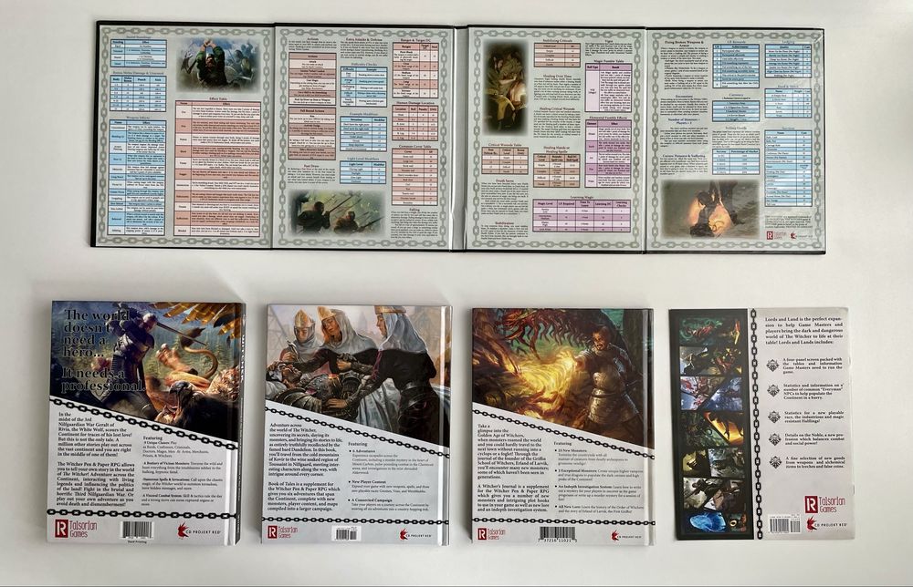 The WITCHER с GM screen RPG