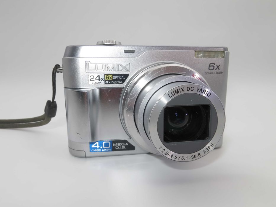 Panasonic Lumix DMC LZ1 компактен цифров фотоапарат с 6х оптичен зум, сива цифврова камера в отлично състояние, работи перфектно