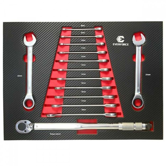 Професионален шкаф  7 чекмеджета – пълни с инструменти EverForce