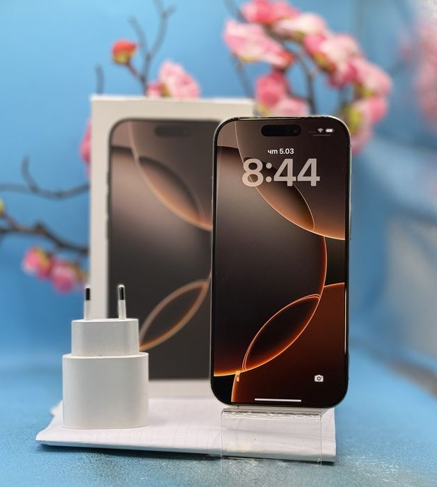 ГАРАНЦИОНЕН!!! Apple iPhone 16 Pro, 128GB, 5G, Desert Titanium
