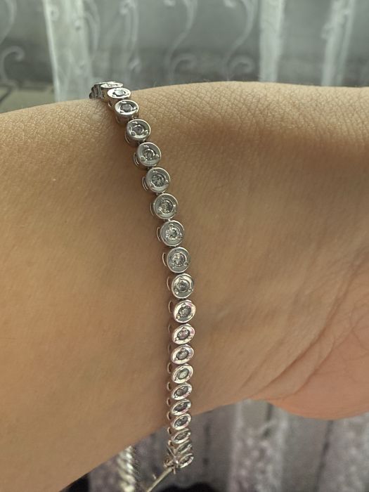 Бриллиантовый ( теннисный)браслет