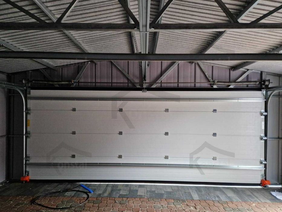 Garaj metalic 7x5 SUPERLINE-PLUS cu carport ajurat + BTX7016