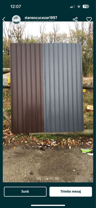 Tabla color si zincata