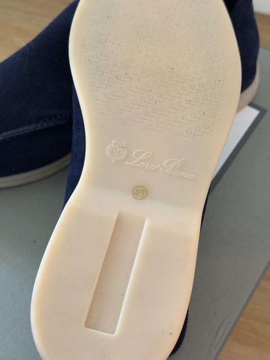 ЧИСТО НОВИ Loro Piana Summer Walk 43 Мокасини
