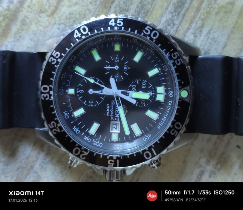 ORIENT CAPTAIN. Часы механические Япония.