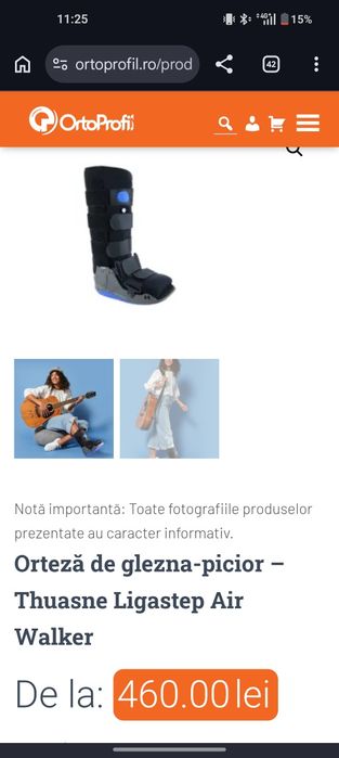 Orteză de glezna-picior – Thuasne Ligastep Air Walker