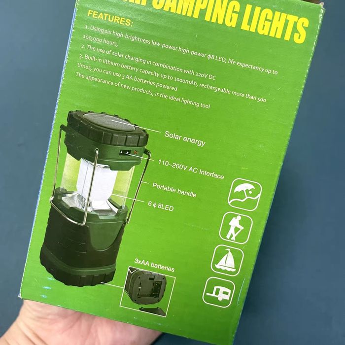 Quyoshdan quvvat olib ishlovchi chiroq